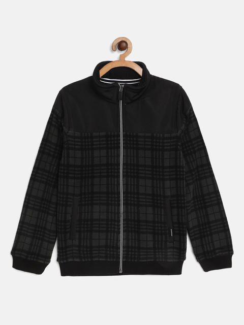 

Octave Boys Black Checked Sweatshirt