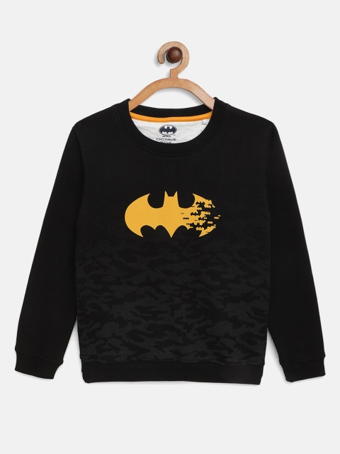 

Octave Boys Black Printed Sweatshirt