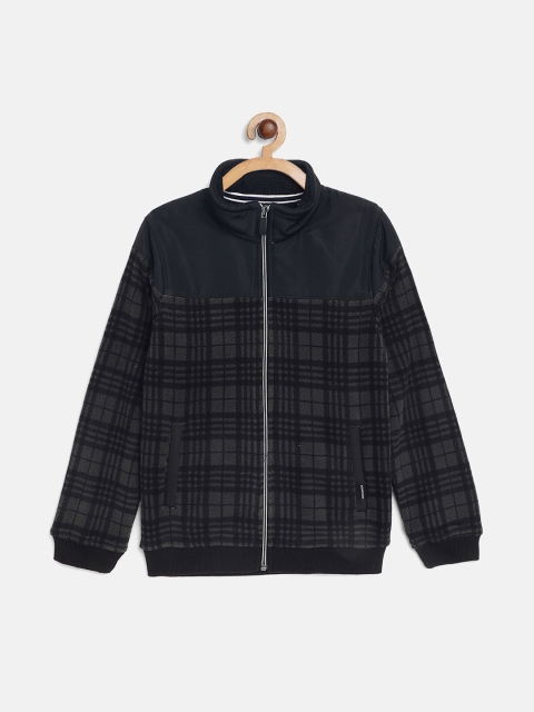 

Octave Boys Black Checked Sweatshirt
