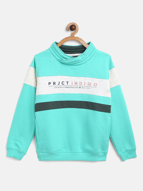 

Octave Boys Green Printed Sweatshirt