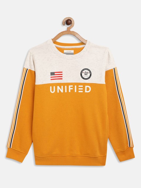

Octave Boys Yellow Colourblocked Sweatshirt