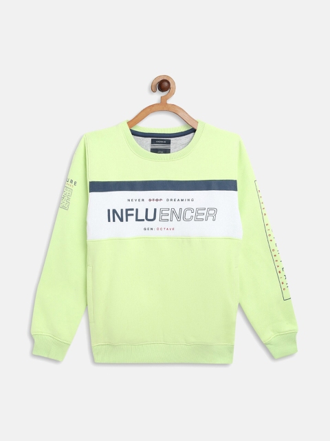 

Octave Boys Green Printed Sweatshirt