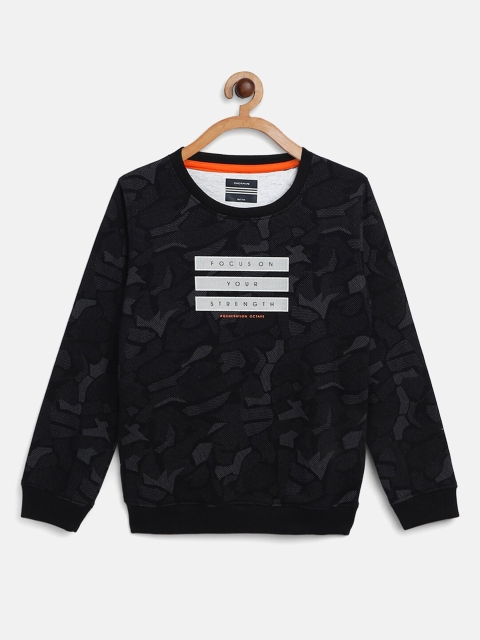 

Octave Boys Navy Blue Printed Sweatshirt