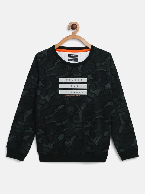 

Octave Boys Green Printed Sweatshirt