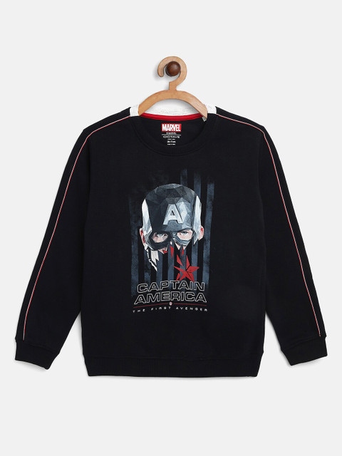 

Octave Boys Navy Blue Printed Sweatshirt