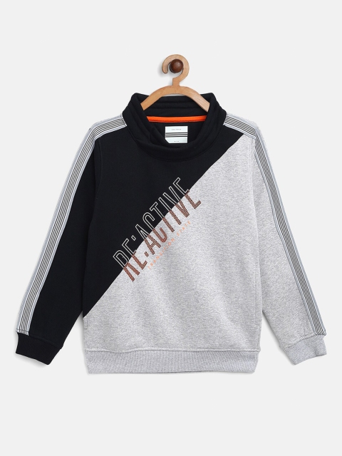 

Octave Boys Navy Blue & Grey Printed Sweatshirt
