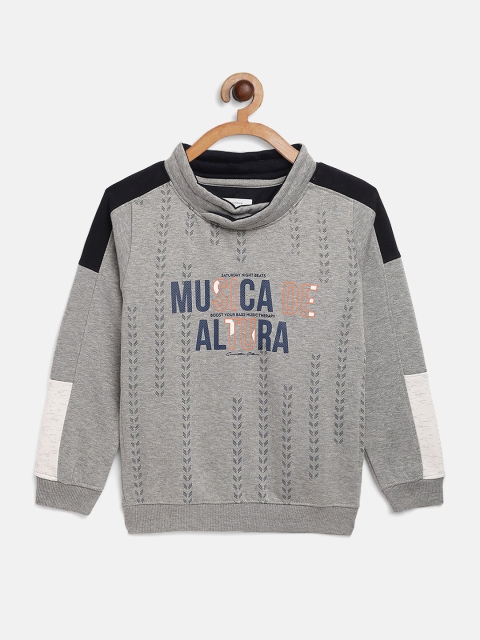 

Octave Boys Grey Printed Sweatshirt