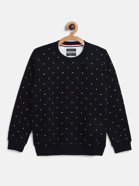 

Octave Boys Navy Blue Printed Sweatshirt