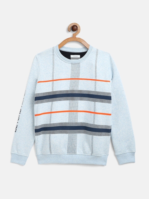 

Octave Boys Sky Blue Checked Sweatshirt
