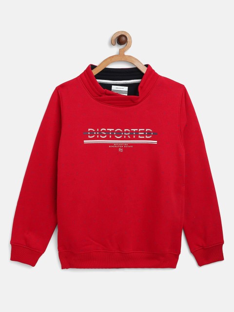 

Octave Boys Red Printed Sweatshirt