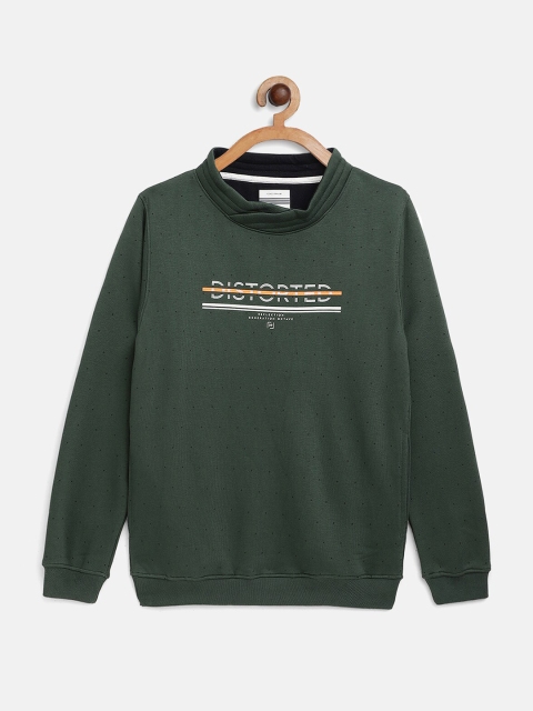 

Octave Boys Green Printed Sweatshirt