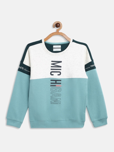 

Octave Boys Blue Colourblocked Sweatshirt