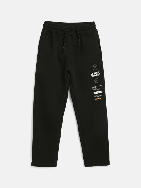

Octave Boys Olive Green Solid Cotton Track Pants
