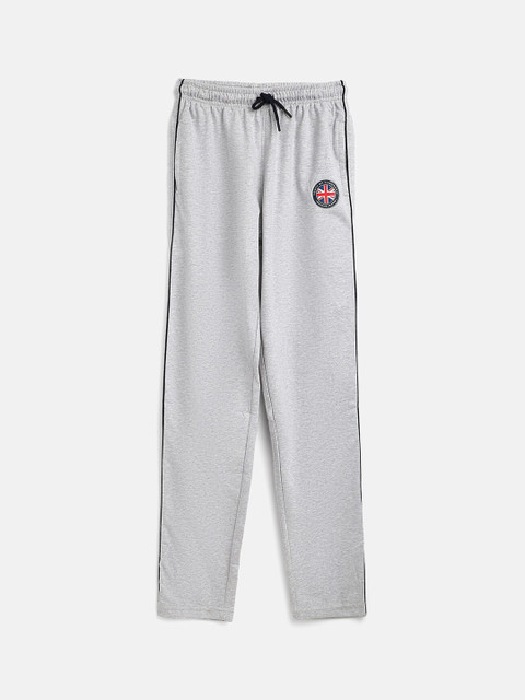

Octave Boys Grey Solid Cotton Track Pants