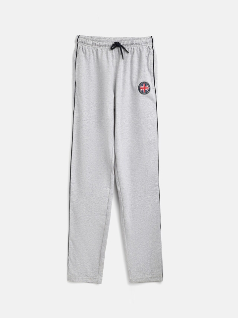 

Octave Boys Grey Solid Cotton Track Pants