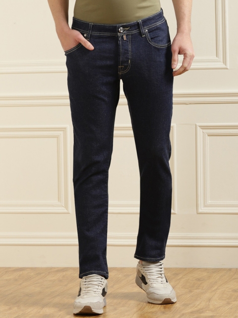 

Jacob Cohen Men Navy Blue Slim Fit Jeans