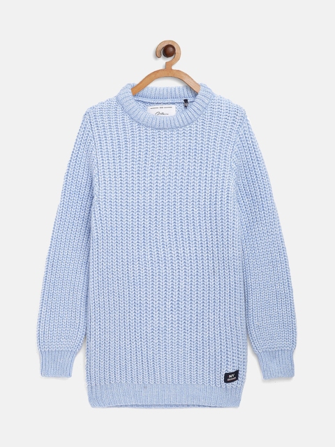 

Octave Boys Blue Ribbed Pullover