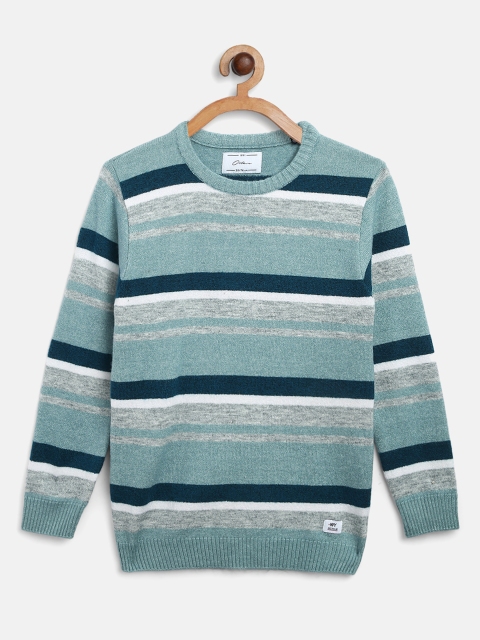 

Octave Boys Blue & White Striped Pullover