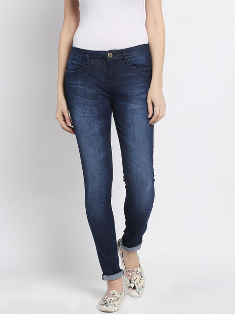 

Jealous 21 Women Blue Mid-Rise Clean Look Jeans
