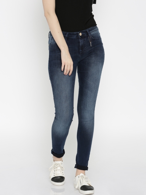 

Jealous 21 Women Blue Hottie Fit Mid-Rise Clean Look Jeans