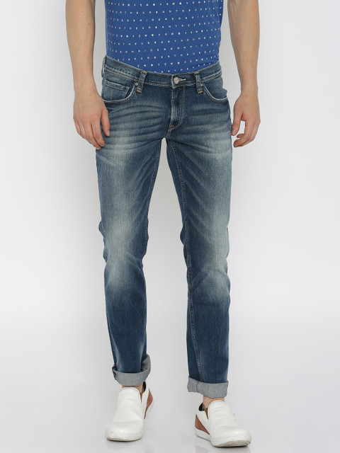 

Lee Men Blue Bruce Skinny Fit Low Rise Clean Look Jeans