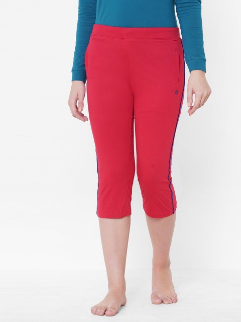 

Sweet Dreams Women Red & Blue Capris
