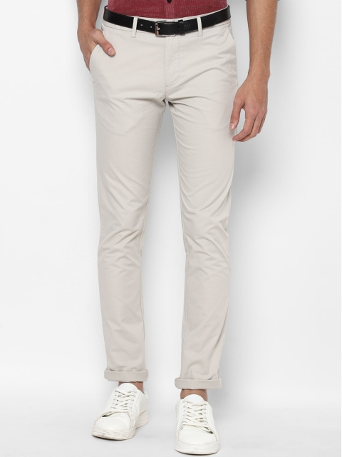 

Allen Solly Men Grey Slim Fit Trousers