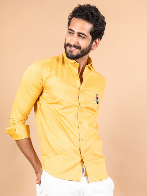 

Tistabene Men Yellow Casual Shirt
