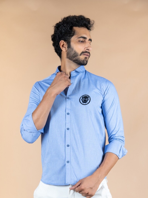 

Tistabene Men Blue Casual Shirt