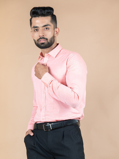

Tistabene Men Pink Casual Shirt
