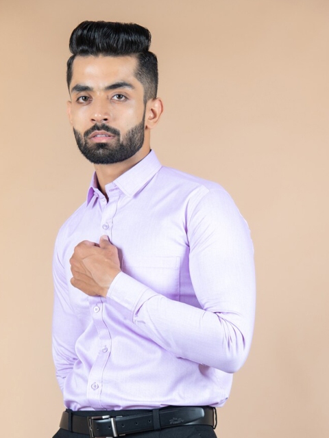 

Tistabene Men Purple Casual Shirt