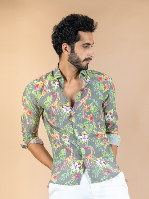

Tistabene Men Multicoloured Floral Printed Casual Shirt, Multi