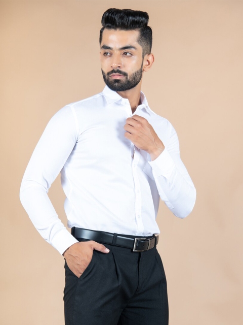 

Tistabene Men White Casual Shirt