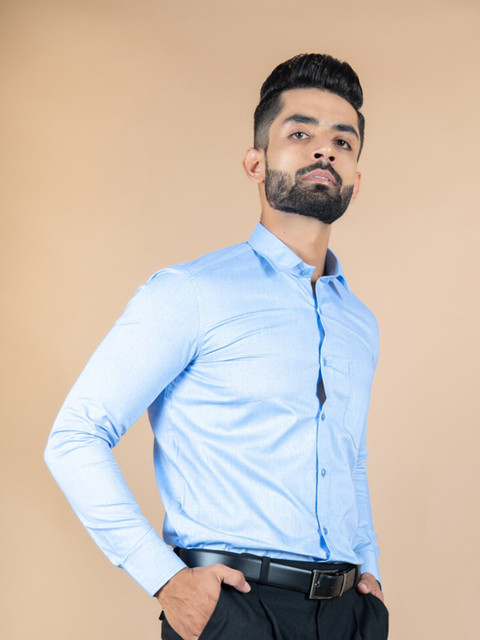 

Tistabene Men Blue Slim Fit Formal Shirt