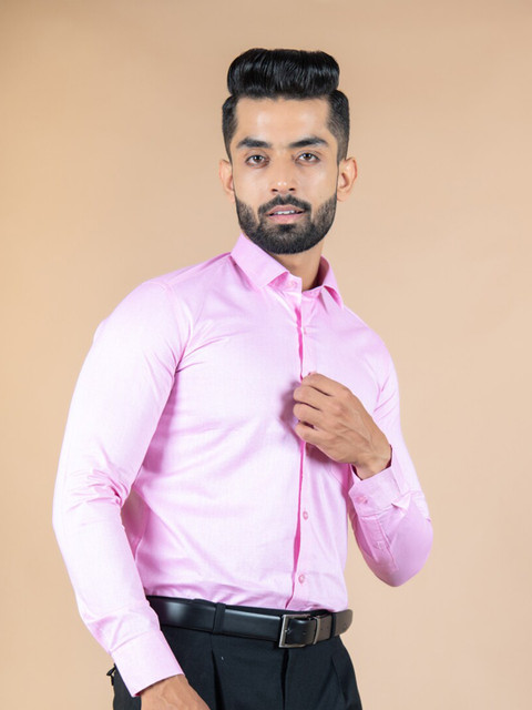 

Tistabene Men Pink Casual Shirt