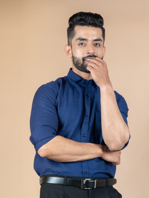 

Tistabene Men Blue Casual Shirt