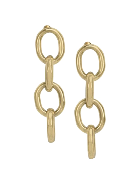 

Kazo Gold-Toned Square Studs Earrings