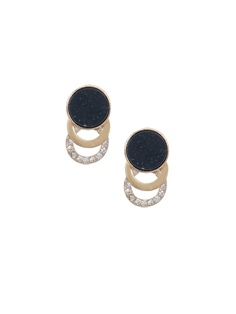 

Kazo Gold-Toned Circular Studs Earrings