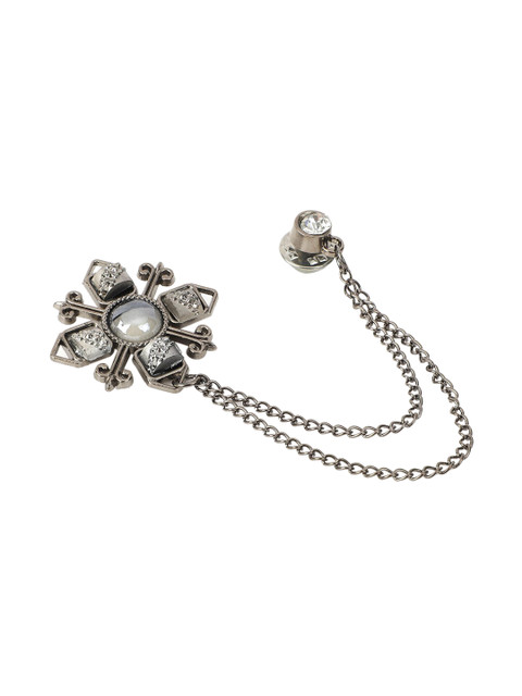 

Alvaro Castagnino Men Grey Lapel Pin
