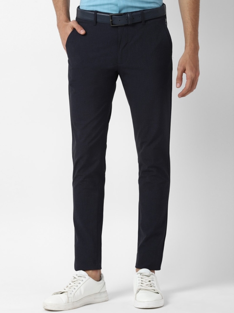 

Louis Philippe Sport Men Navy Blue Slim Fit Trousers