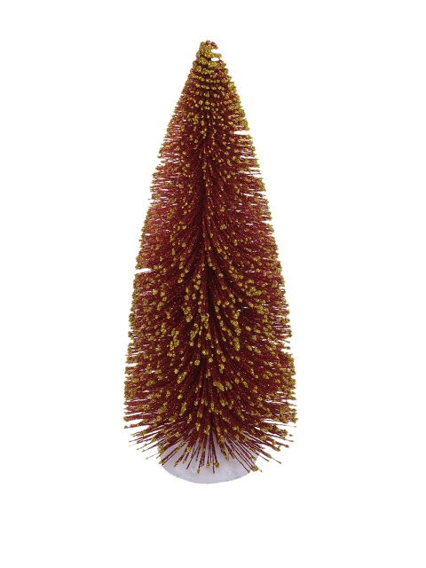 

TAYHAA Maroon & Gold Christmas Tree Showpiece
