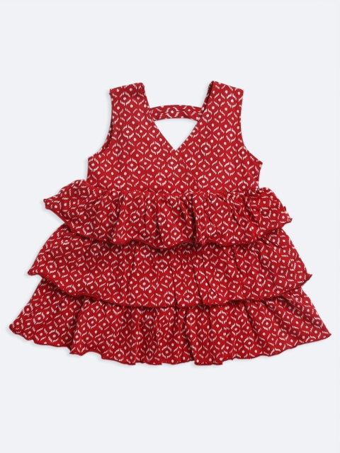 

TAMBOURINE Maroon Dress