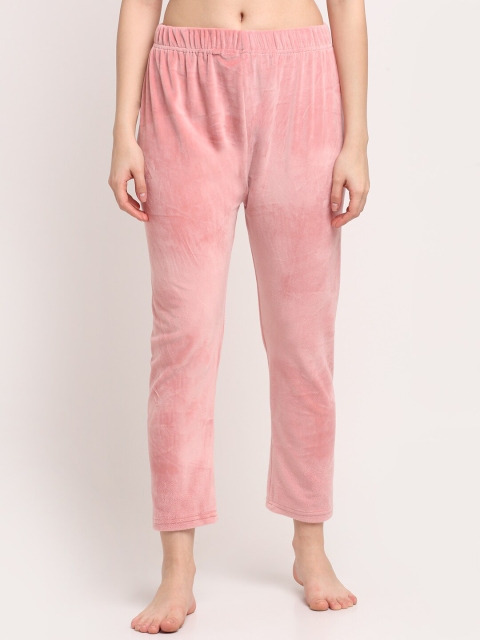 

TAG 7 Women Pink Solid Lounge Pants
