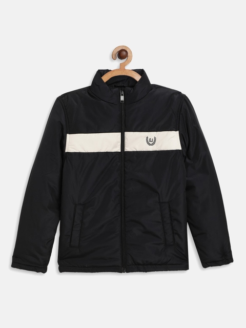 

Octave Boys Navy Blue Colourblocked Padded Jacket