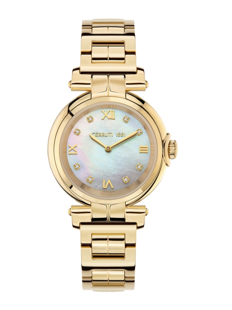

Cerruti 1881 Women White Mother of Pearl Dial Stainless Steel Watch CIWLG2115002