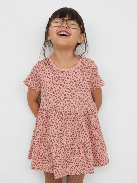 

H&M Girls Pink Cotton Jersey Dress