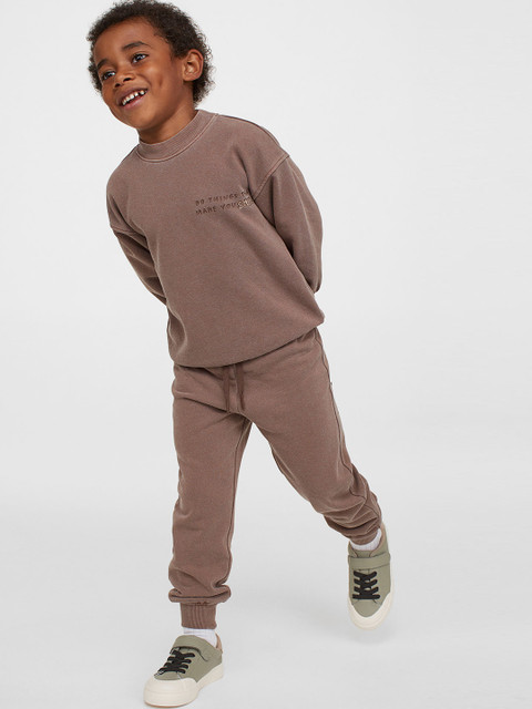 

H&M Boys Brown 2-Piece Printed Set