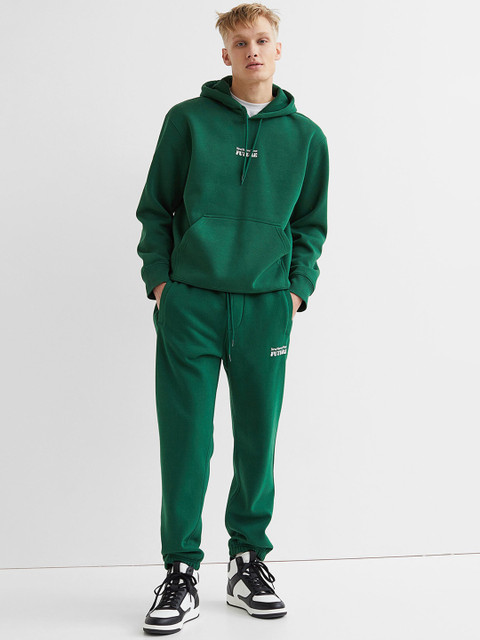 

H&M Men Green Relaxed Fit Joggers