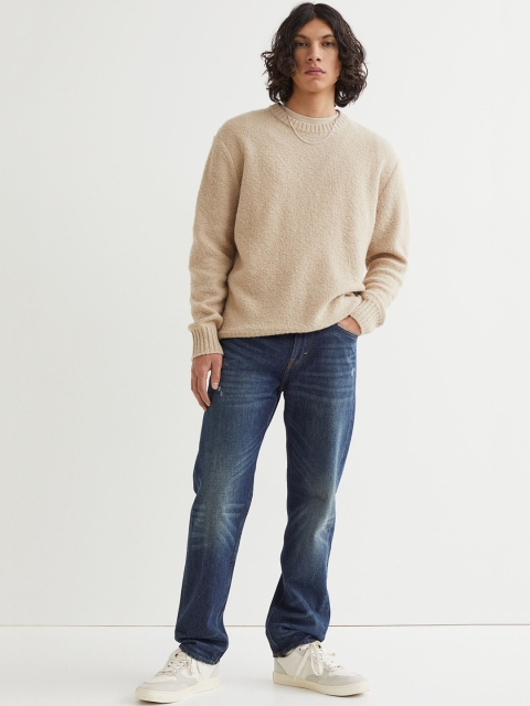 

H&M Men Blue Mildly Distresses Relaxed Jeans