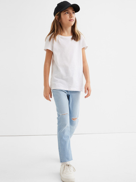 

H&M Girls Blue Superstretch Skinny Fit High Ankle Jeans